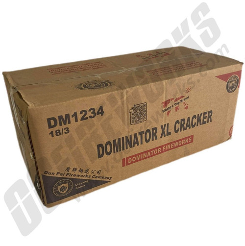 Wholesale Fireworks Dominator XL Cracker Case 18/3