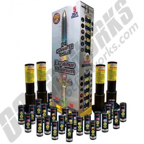 Buy Excalibur Platinum the biggest shells on the market sold only at OCFireworks.com