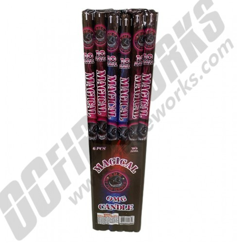 Magical 10 Ball OMG Candle 6pk