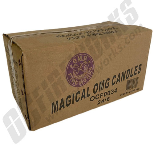 Wholesale Fireworks Magical 10 Ball OMG Candle 24/6 Case