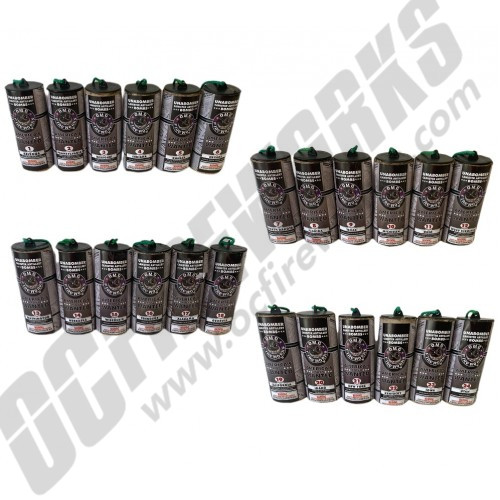 Unabomber Canister Artillery Bomb Shells 24ct Kit