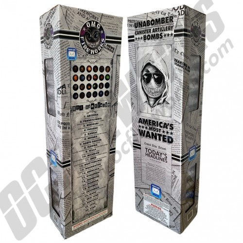 Unabomber Canister Artillery Bomb Shells 24ct Kit
