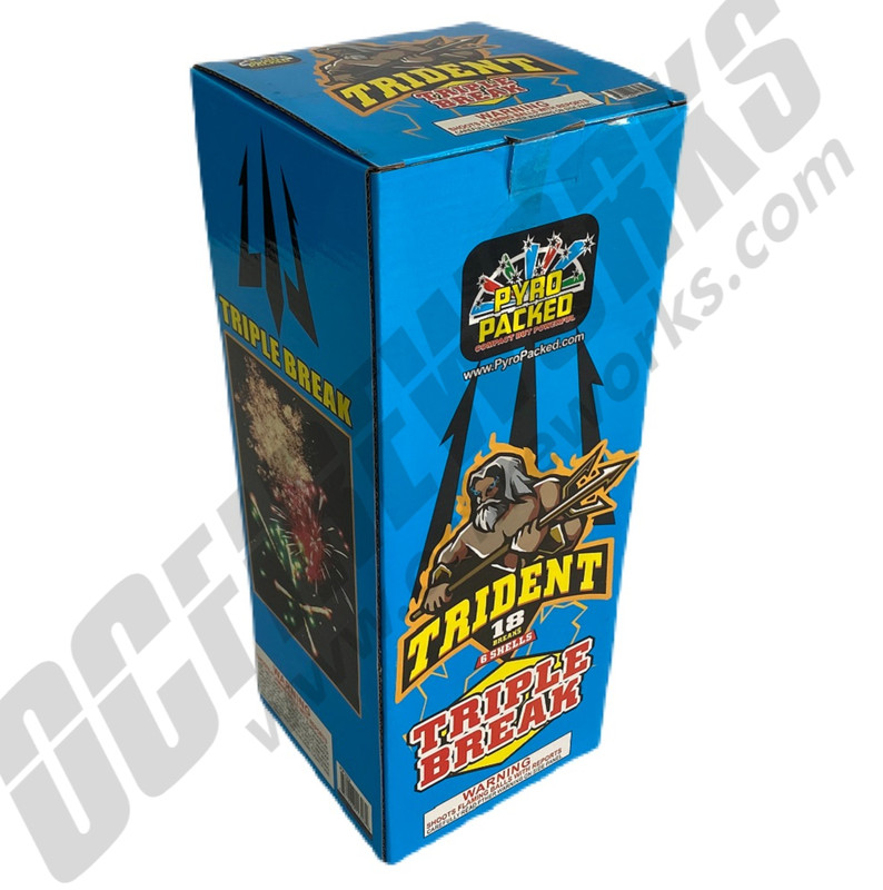 Buy Fireworks Online | Trident Triple Break Artillery Shells 6pk