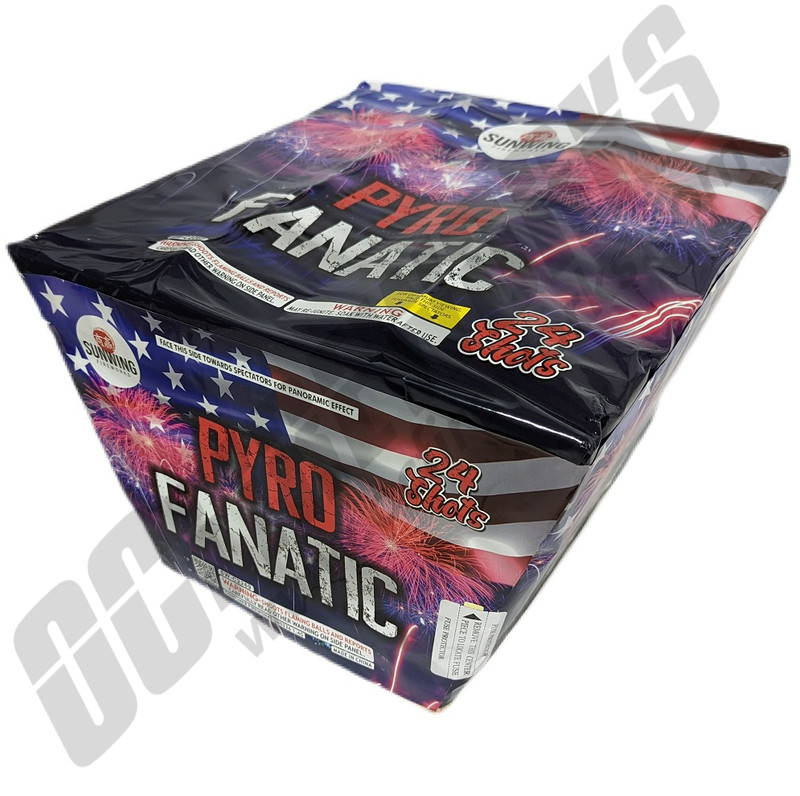 Wholesale Fireworks Pyro Fanatic 24s Case 4/1