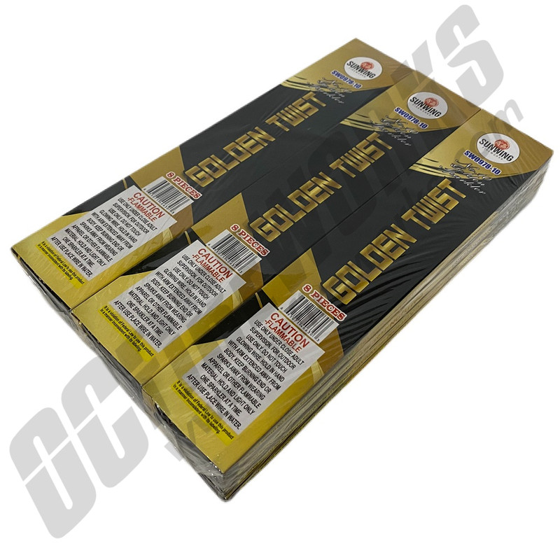 Wholesale Fireworks Golden Twist 10" Sparklers Case 24/12/8