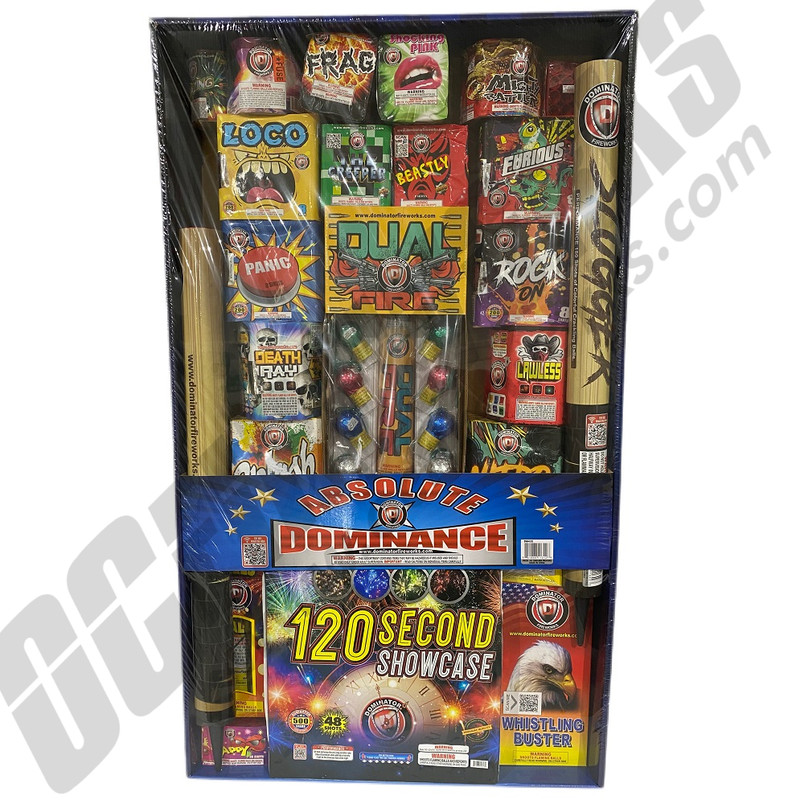 Absolute Dominance Assortment Box Buy fireworks online at