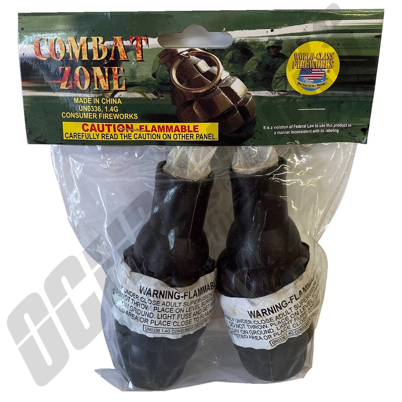Combat Zone Smoke Canisters 2pk