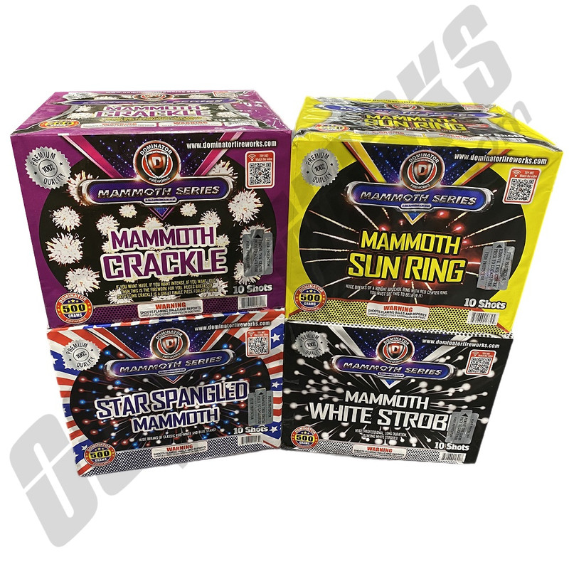 Mammoth 500G Assortment 4pk