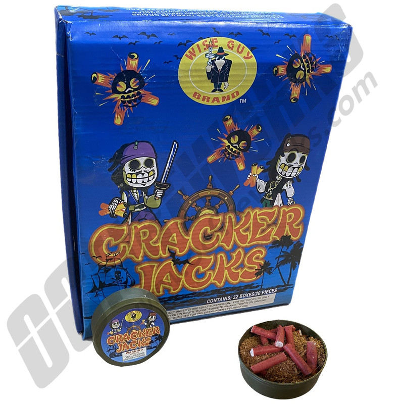 Cracker Jacks Canister Adult Snaps Pop Pops Display Box 32/20