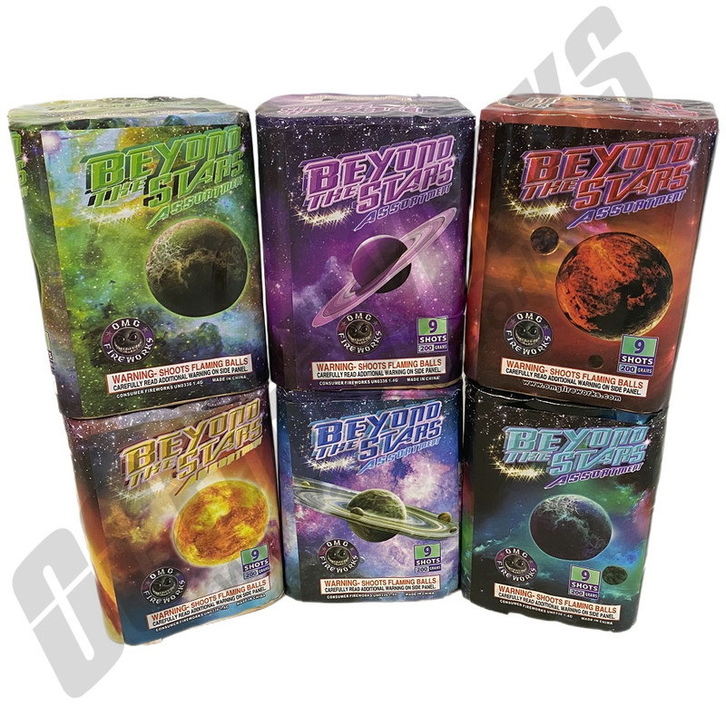 Fireworks For Sale Near Me | Beyond The Stars 9 Shot 6pk