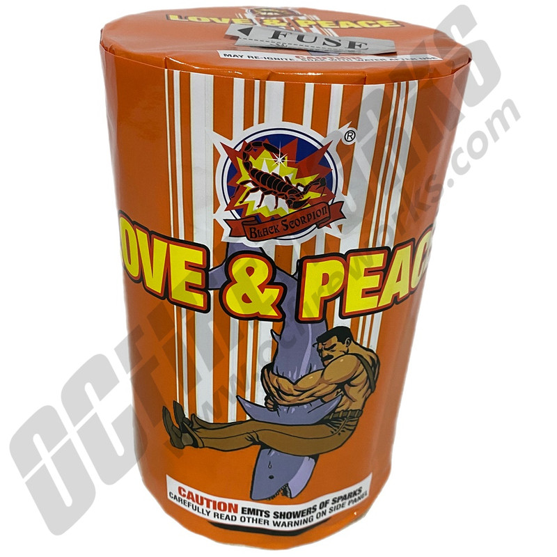 Wholesale Fireworks Online | Love & Peace Case 12/1 | OCFireworks
