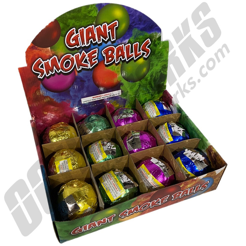 Cheap Fireworks Online | Wholesale Giant Smoke Balls Case 2/12