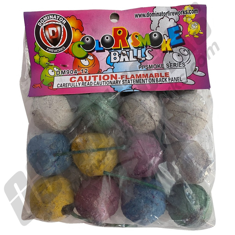 Color Smoke Balls 12pk
