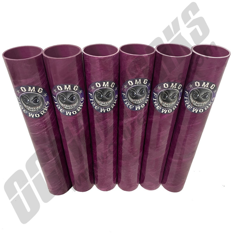 1.75" Premium Purple Fiberglass Mortar Tube (Single Tube)