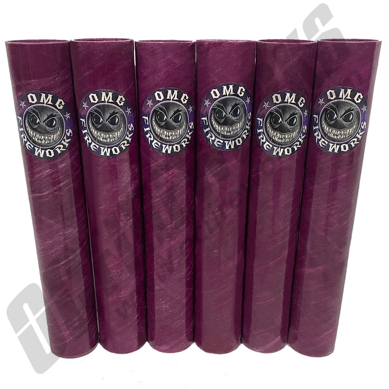 1.75" Premium Purple Fiberglass Mortar Tube (Single Tube)