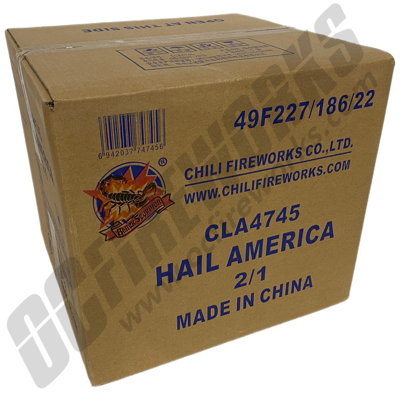 Wholesale Fireworks Hail America Case 2/1 Buy fireworks online at
