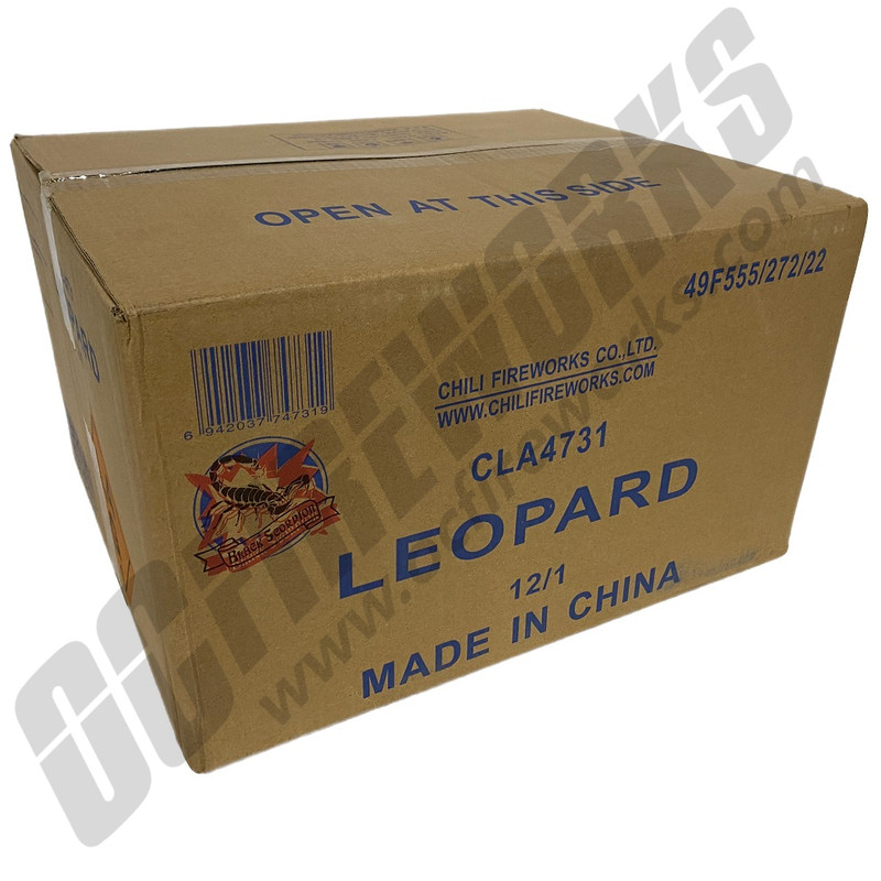 Wholesale Fireworks Leopard 30s Case 12/1