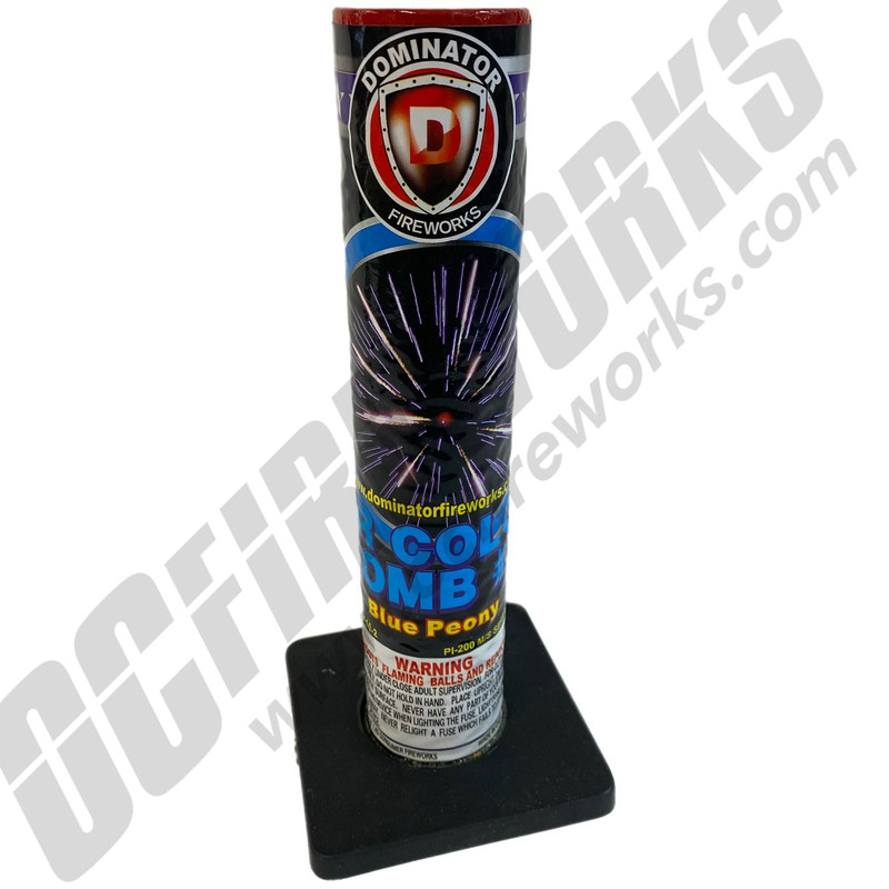 Air Bomb Single Shot Tube With Assorted Effects #3