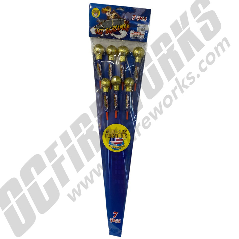 Jet Screamer Rockets 7pk