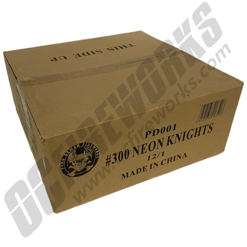 Wholesale Fireworks Neon Knights #300 Single Shot Tube Case 12/1