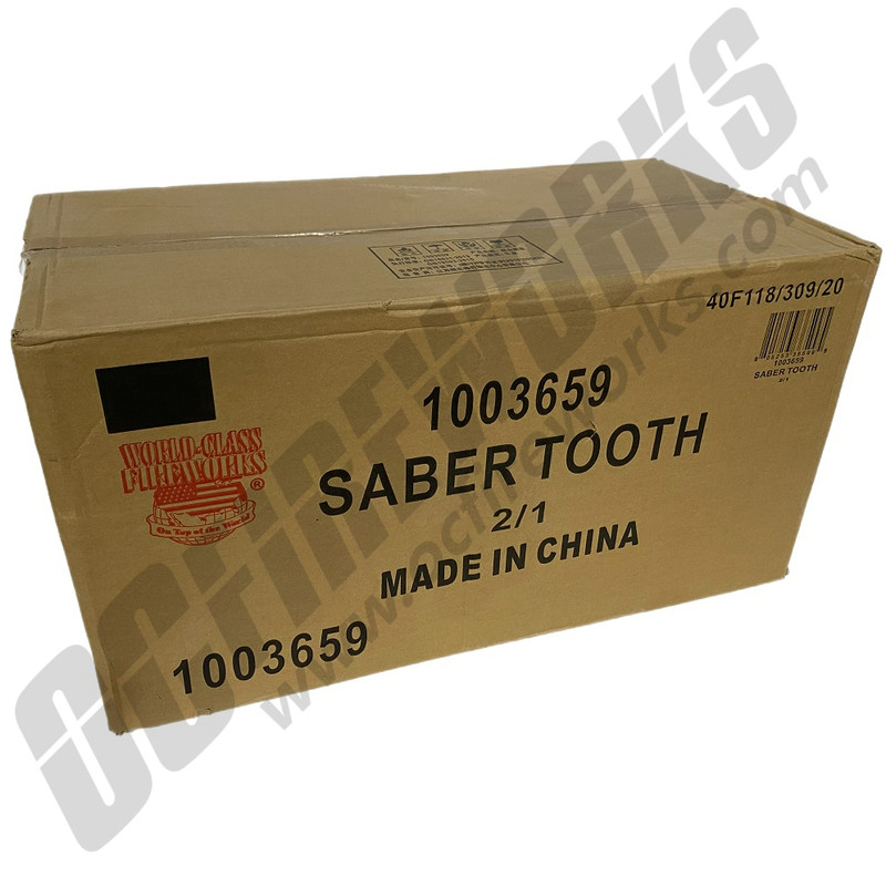 Wholesale Fireworks Saber Tooth Case 2/1