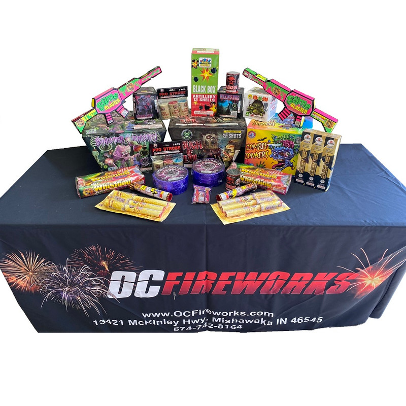 The Zombie Variety Pack Buy fireworks online at OCFireworks.com