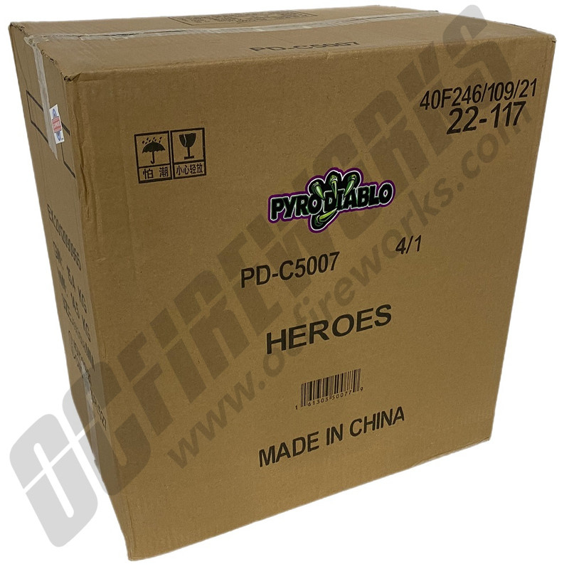 Buy Fireworks Online | Wholesale Fireworks Heroes Case 4/1