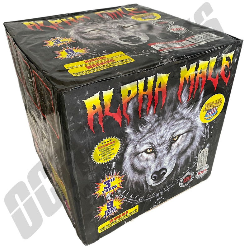 Cheap Fireworks Online | Alpha Male 9 Shot 3 Inch NOAB | OCFireworks