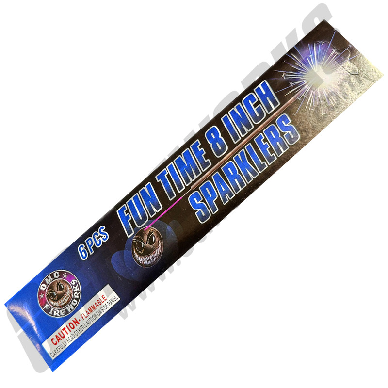 ⭐︎K K⭐︎ Buy Fireworks Online | OMG Fun Time 8 Inch Bamboo Color Sparklers