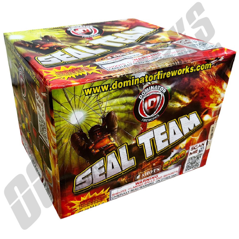 Wholesale Fireworks Seal Team 6 Shot Parachute Cake 4/1 Case