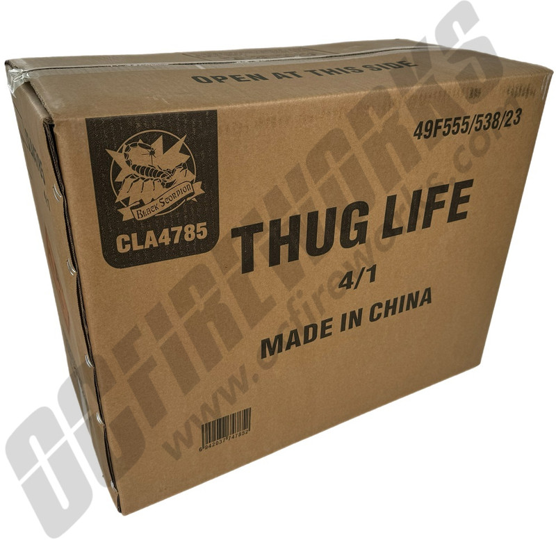 Wholesale Fireworks Thug Life Case 4/1