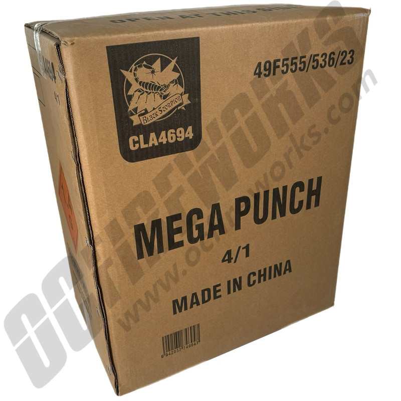 Wholesale Fireworks Mega Punch Case 4/1