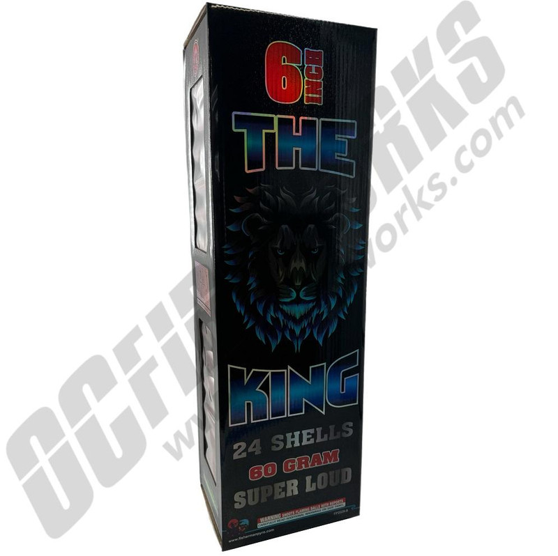 Buy Fireworks Online | The King 6 Inch Super Loud Canister Shells