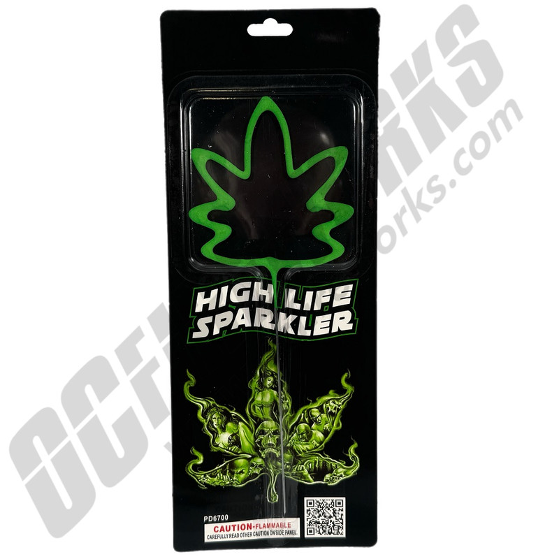 High Life (Marijuana Leaf Shape) Sparkler Single