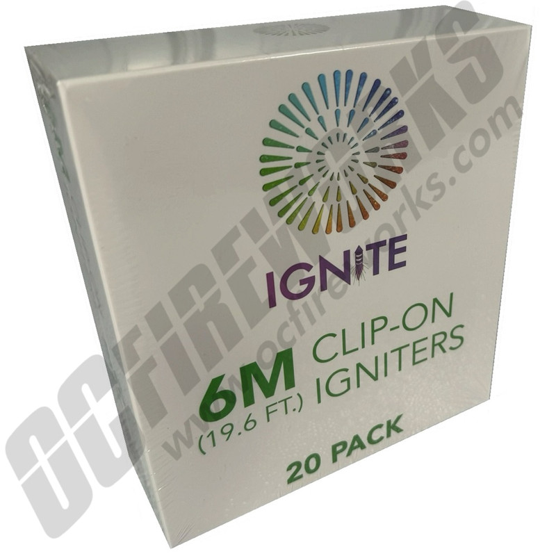 Buy Fireworks Online | Ignite 6M Clip-On Igniters 20pk | OCFireworks