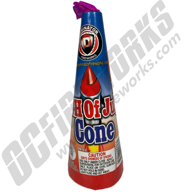 Wholesale Fireworks 4th Of July 8 Inch Cone Fountain Case 48/2