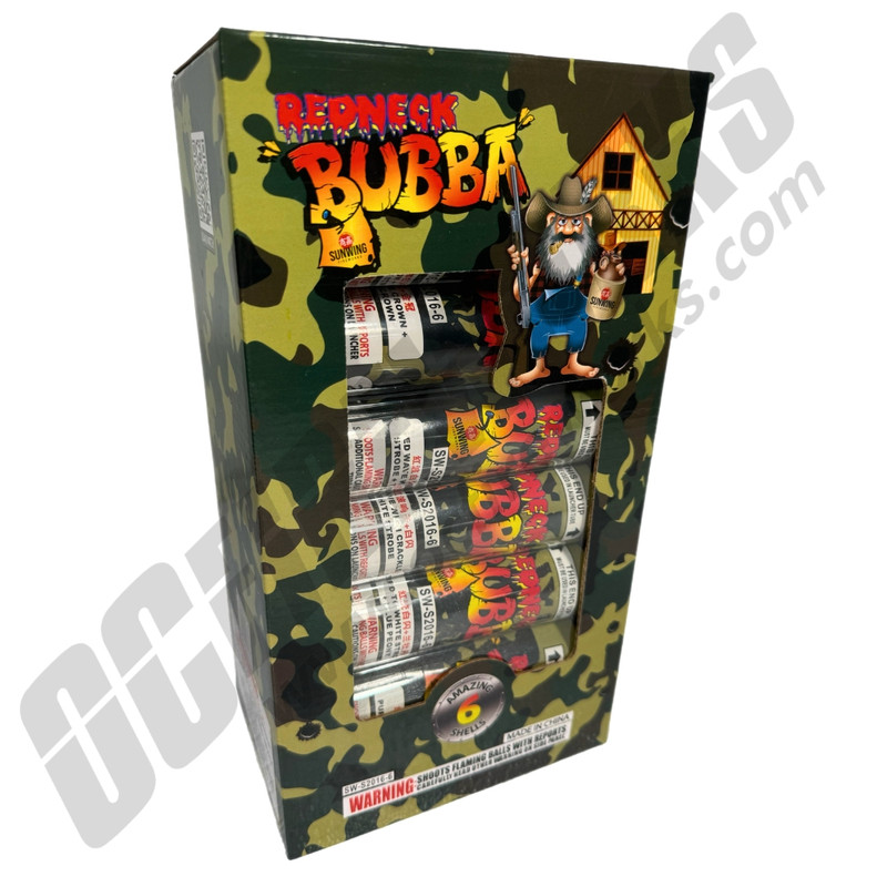 Buy Fireworks Online | Redneck Bubba 6pk Canister Shell Kit