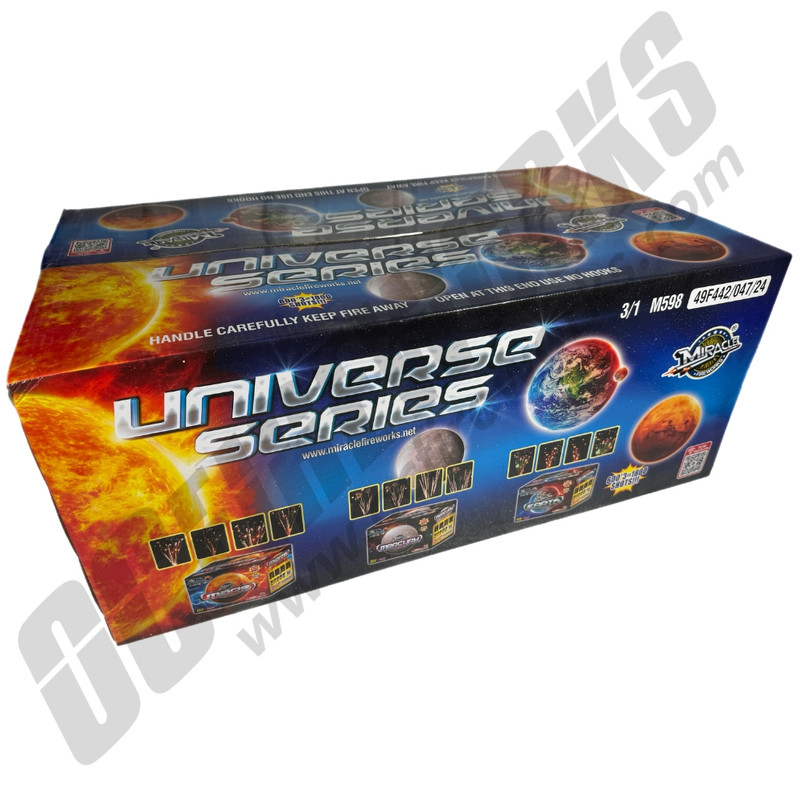 Buy Fireworks Online | Universe Series 3pc 1800 Shot Assortment