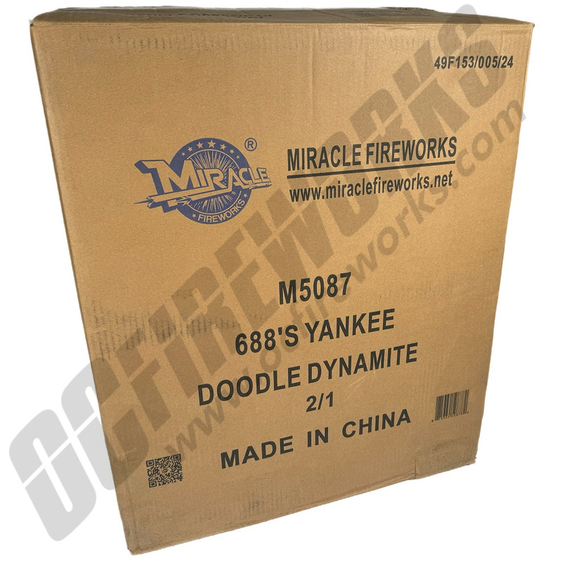 Wholesale Fireworks Yankee Doodle Dynamite 688 Shots Case 2/1