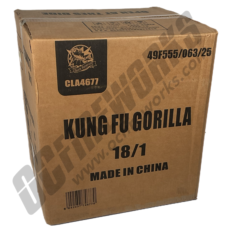 Wholesale Fireworks Kung Fu Gorilla Case 18/1