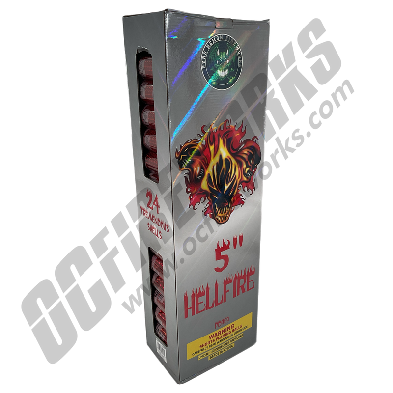 5 Inch Hellfire Canister Shell Kit 24ct