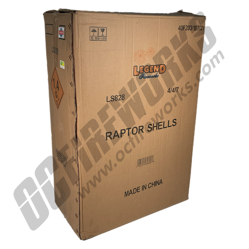 Wholesale Fireworks Raptor Artillery Shells Case 4/28