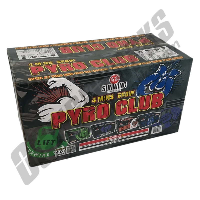 Pyro Club 4pc 500G Assorted Case