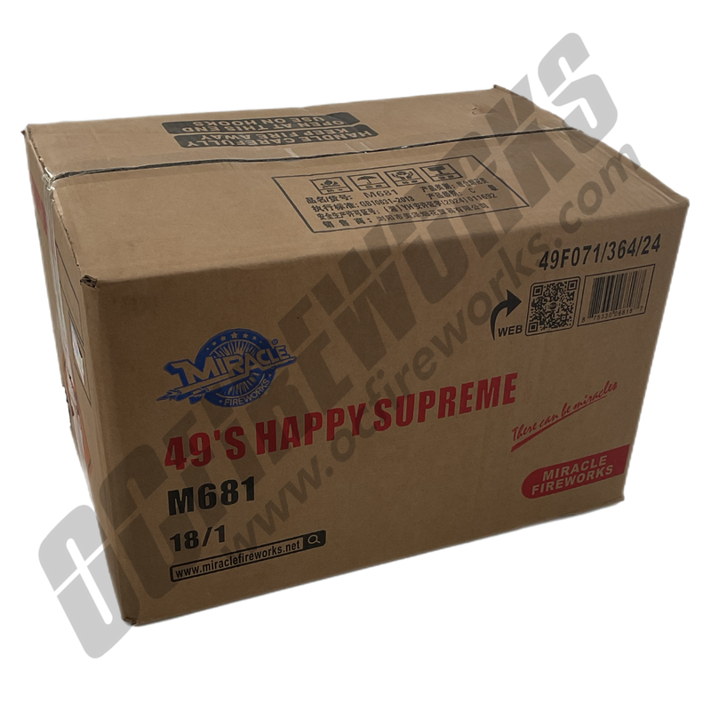 Wholesale Fireworks Happy Supreme Case 18/1