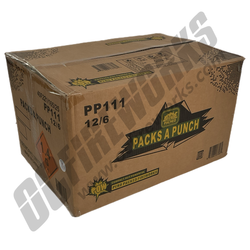 Wholesale Fireworks Packs a Punch Case 12/6