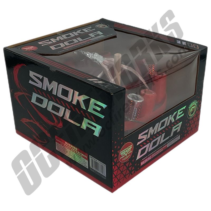 Wholesale Fireworks Smoke Dola Red Case 4/1