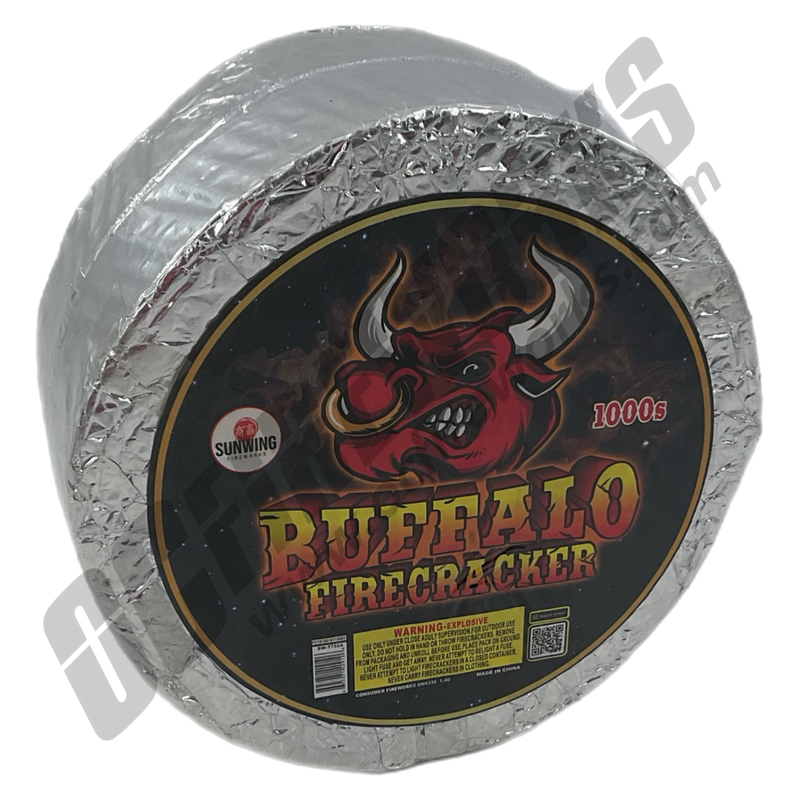 Wholesale Fireworks Buffalo 1000 Roll Firecrackers Case 16/1000