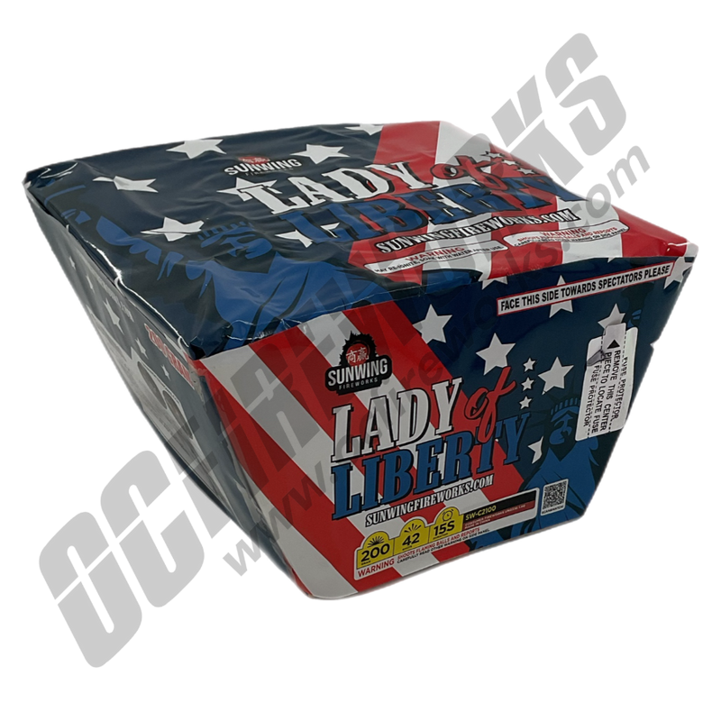 Wholesale Fireworks Lady of Liberty Case 8/1