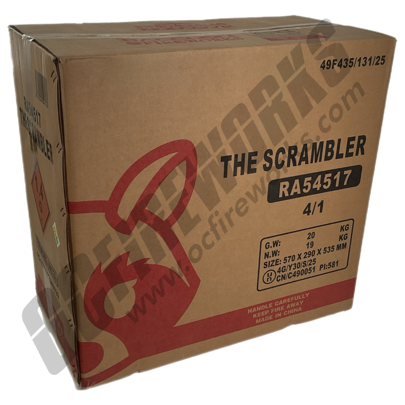 Wholesale Fireworks The Scrambler Case 4/1
