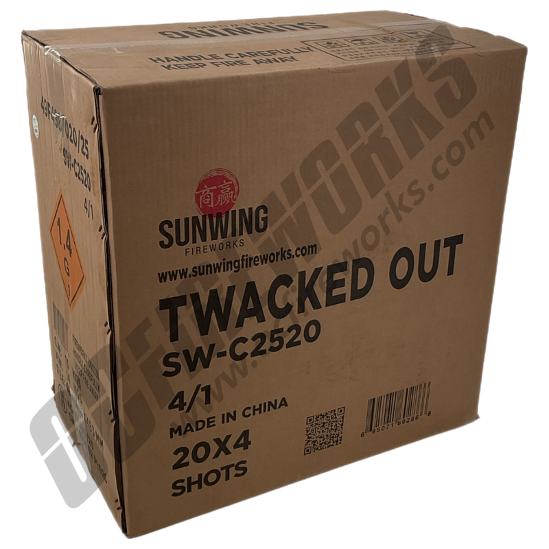 Wholesale Fireworks Twacked Out Case 4/1
